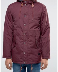 dunkelroter Parka von Minimum