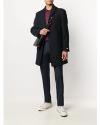 dunkelroter Polo Pullover von Karl Lagerfeld