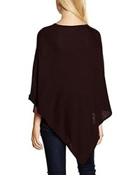 dunkelroter Poncho von More & More