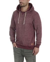 dunkelroter Pullover mit einem Kapuze von BLEND