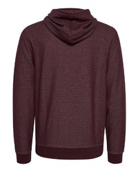 dunkelroter Pullover mit einem Kapuze von BLEND