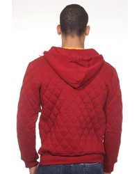 dunkelroter Pullover mit einem Kapuze von CAZADOR