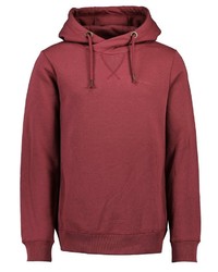 dunkelroter Pullover mit einem Kapuze von Eight2Nine