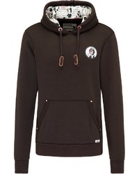 dunkelroter Pullover mit einem Kapuze von Homebase