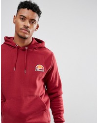 dunkelroter Pullover mit einem Kapuze von Ellesse