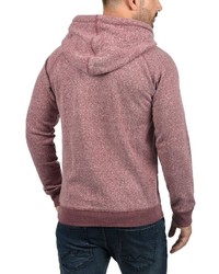 dunkelroter Pullover mit einem Kapuze von Redefined Rebel