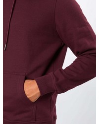dunkelroter Pullover mit einem Kapuze von Urban Classics