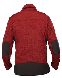 dunkelroter Pullover mit einem Reißverschluß von Fifty Five