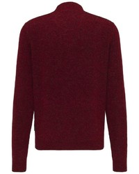 dunkelroter Pullover mit einem Reißverschluß von Fynch Hatton