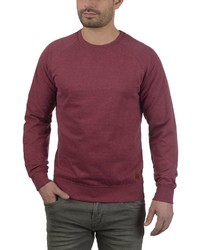 dunkelroter Pullover mit einem Rundhalsausschnitt von BLEND