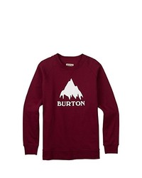 dunkelroter Pullover mit einem Rundhalsausschnitt von Burton