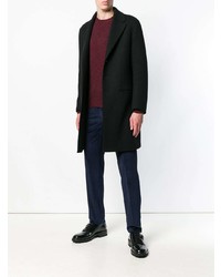 dunkelroter Pullover mit einem Rundhalsausschnitt von Salvatore Ferragamo