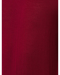 dunkelroter Pullover mit einem Rundhalsausschnitt von Lanvin