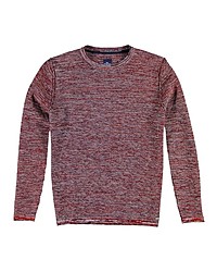 dunkelroter Pullover mit einem Rundhalsausschnitt von ENGBERS