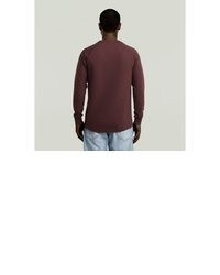 dunkelroter Pullover mit einem Rundhalsausschnitt von G Star
