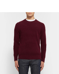 dunkelroter Pullover mit einem Rundhalsausschnitt von rag & bone