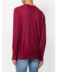 dunkelroter Pullover mit einem Rundhalsausschnitt von Etro