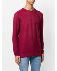 dunkelroter Pullover mit einem Rundhalsausschnitt von Etro