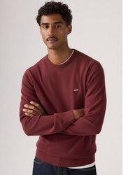 dunkelroter Pullover mit einem Rundhalsausschnitt von Levi's