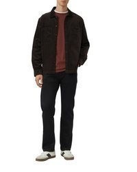 dunkelroter Pullover mit einem Rundhalsausschnitt von s.Oliver