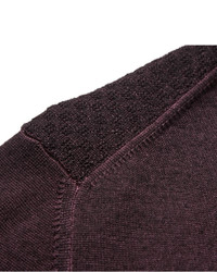 dunkelroter Pullover mit einem Rundhalsausschnitt von Incotex