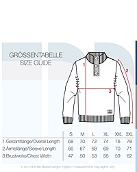 dunkelroter Pullover mit einem zugeknöpften Kragen von Solid