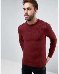 dunkelroter Pullover von Asos