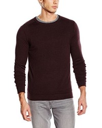 dunkelroter Pullover von Calvin Klein