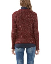 dunkelroter Pullover von edc by Esprit