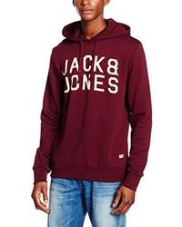 dunkelroter Pullover von Jack & Jones