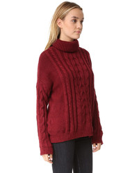 dunkelroter Pullover von Faithfull The Brand