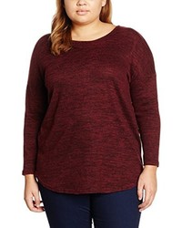 dunkelroter Pullover von New Look Curves