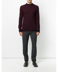 dunkelroter Pullover von Giorgio Armani