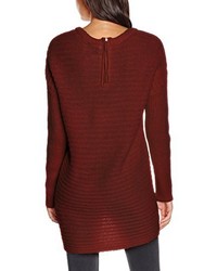 dunkelroter Pullover von Vero Moda