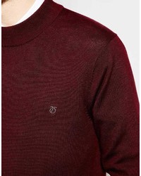 dunkelroter Rollkragenpullover von Peter Werth