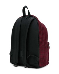 dunkelroter Rucksack von Saint Laurent