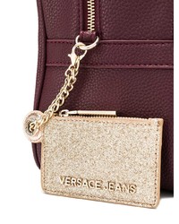 dunkelroter Rucksack von Versace Jeans