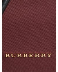 dunkelroter Rucksack von Burberry