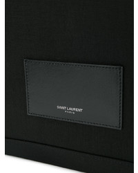 dunkelroter Rucksack von Saint Laurent