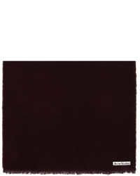 dunkelroter Schal von Acne Studios