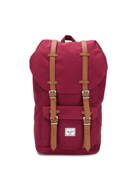 dunkelroter Segeltuch Rucksack von Herschel Supply Co.