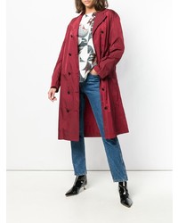 dunkelroter Trenchcoat von Joseph