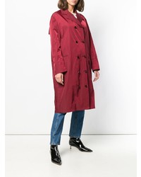 dunkelroter Trenchcoat von Joseph