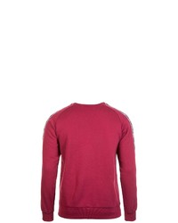 dunkelrotes bedrucktes Sweatshirt von Umbro