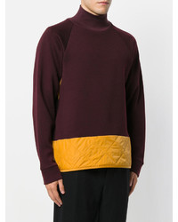 dunkelrotes gestepptes Sweatshirt von Marni