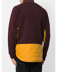 dunkelrotes gestepptes Sweatshirt von Marni