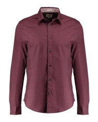 dunkelrotes Langarmhemd von Ben Sherman