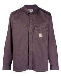 dunkelrotes Langarmhemd von Carhartt WIP