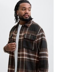 dunkelrotes Langarmhemd von Jack & Jones PlusSize