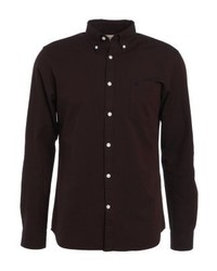 dunkelrotes Langarmhemd von Selected Homme
